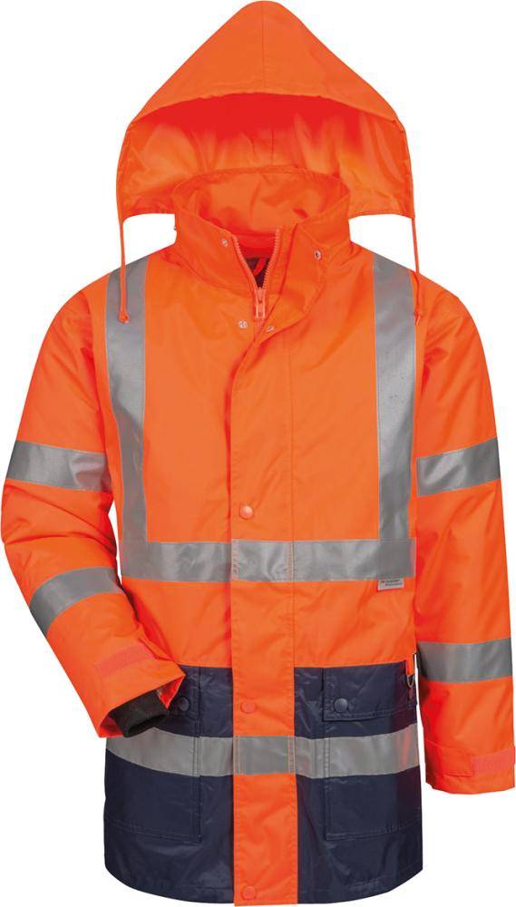 Warnparka, Gr. M, orange/blau