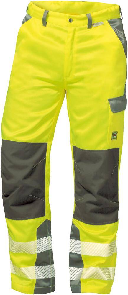 Warnbundhose Paris, Gr. 58, gelb/grau