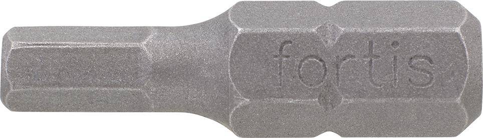 Bit zähhart 1/4" DIN3126 C6,3 Innensechskant 2x25mm 10er Pack FORTIS