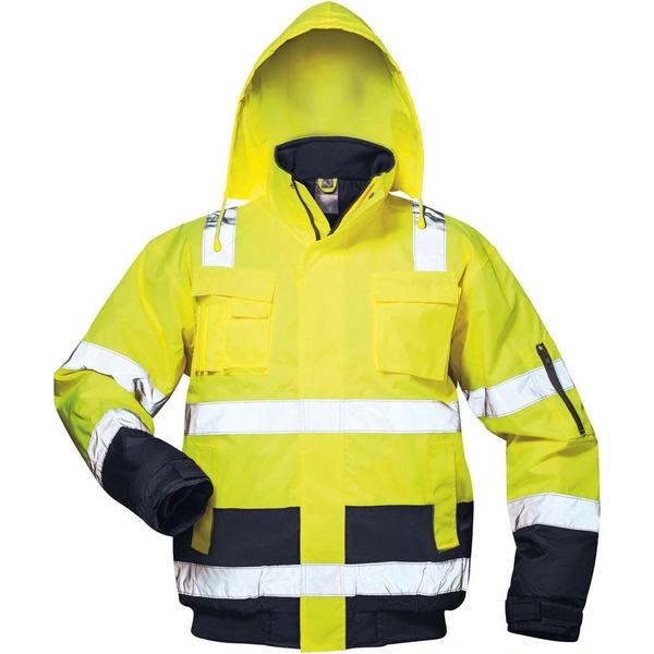 Warnpilotenjacke Axel,Gr.M,gelb/blau Warnpilotenjacke Axel,Gr.M,gelb/blau