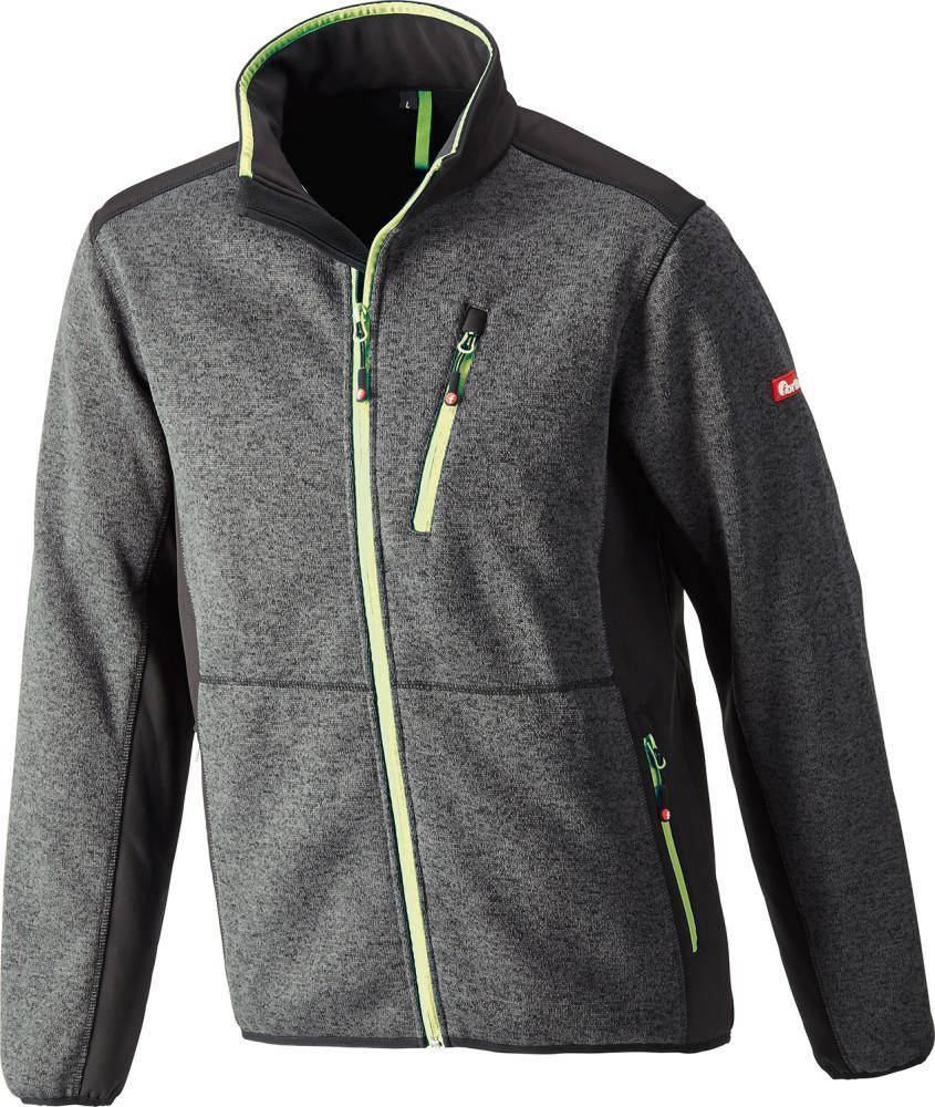 Strickjacke,Softshell,Gr.S,dunkelgr.-lime,FORTIS