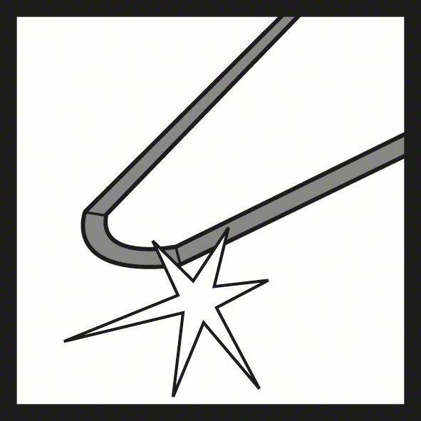 Eine Zeichnung eines geschärften Bleistifts mit einem Sternstrahleffekt, der die scharfe Spitze hervorhebt und Präzision oder einen neuen Ansatz andeutet.