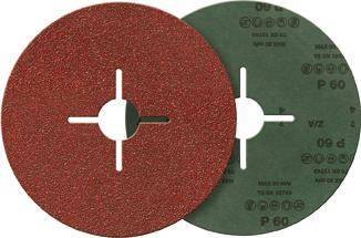 Fiberschleifscheibe Korund 125mm K 60 FORTIS