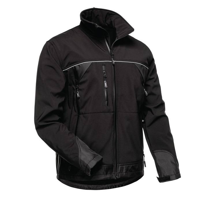 Softshelljacke ALPHA Gr.XXXXL schwarz ELYSEE