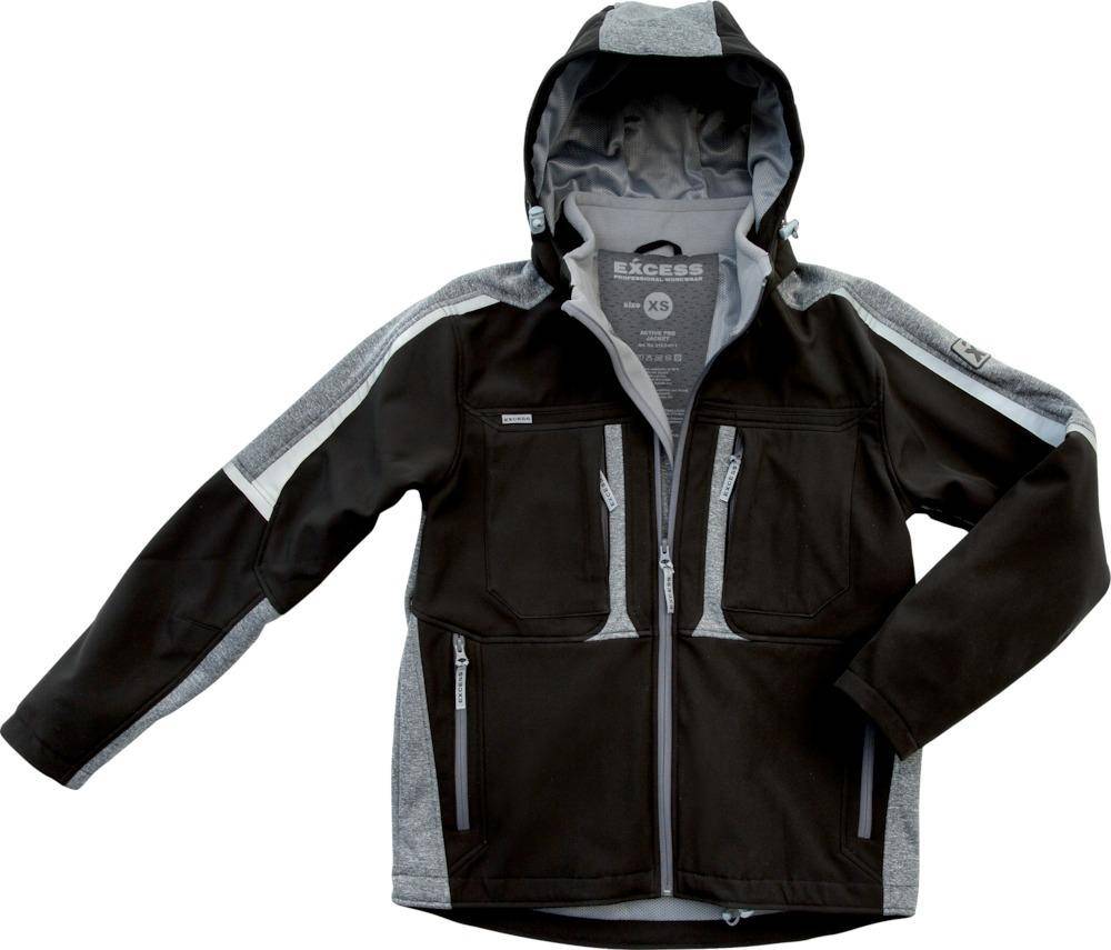 Softshelljacke Proaktiv, Gr.2XL, schw./grau Excess