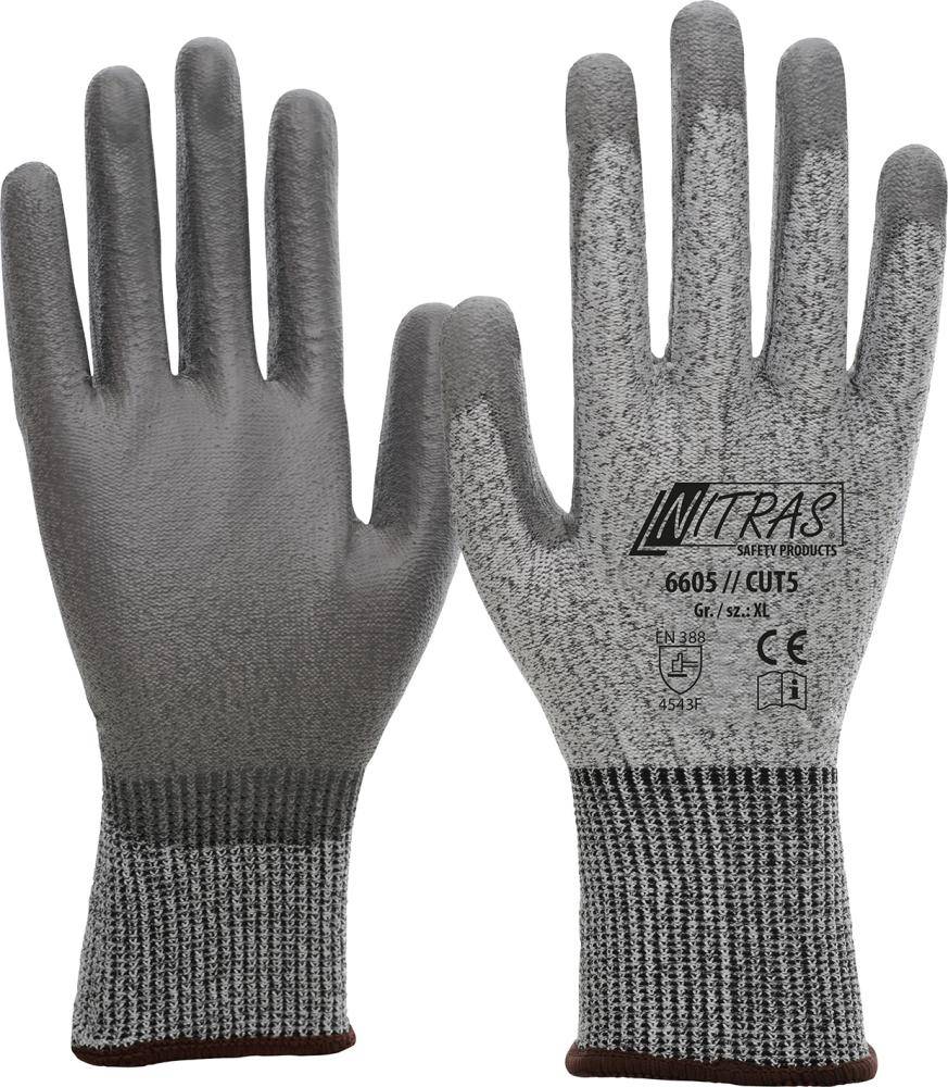 Schnittschutzhandschuh Nitras Cut 5, Gr. XL
