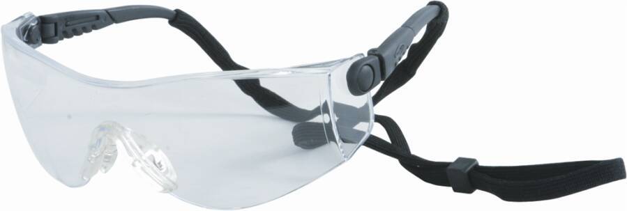 Schutzbrille OP-TEMA™ 1000016 Rahmen schwarz Scheibe klar Scheibenkennzeichnung 2C-1.2 D 1FT Beschichtung Antikratzbesch