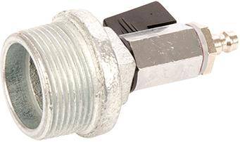 Gasprüfanschluß Zweirohr R1.1/4" m.Kugelhahn 28845