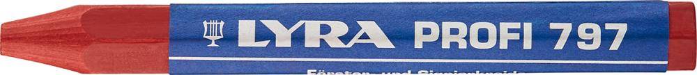 Förster- und und Signierkreide 797 rot a12Stück LYRA