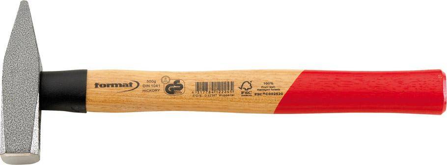 Schlosserhammer DIN1041 mit Stielschutzhülse 300g FORMAT