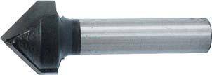 V-Nutfräser HW 12,7x12,7x45 S8 FORTIS