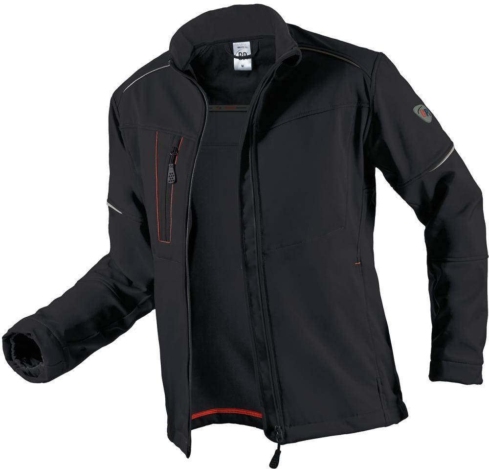 Softshelljacke 1868 572, Gr. M, schwarz