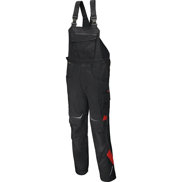 Latzhose PULSSCHLAG Gr. 52, schw./mittelrot Latzhose PULSSCHLAG Gr. 52, schw./mittelrot