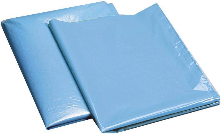 Müllsack 120 l blau ca. 80 my lose