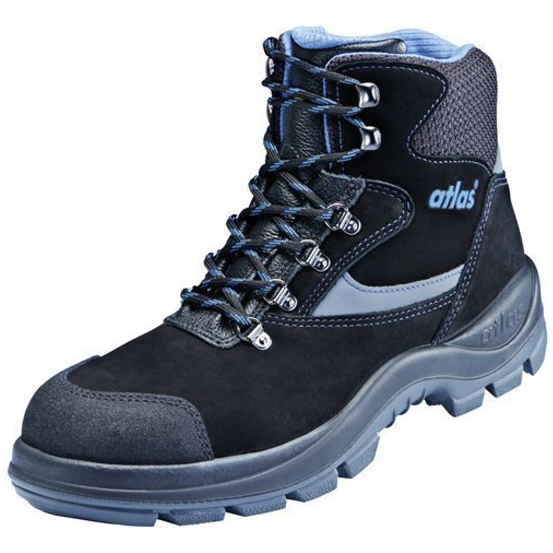 Atlas Sicherheitsstiefel Ergo Med 735 XP S3 ESD SRC DGUV W12 Gr.47 schwarz/royalblau