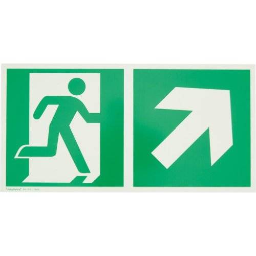 IHTec R-Schild,Rett.weg re auf 30x15cm,Alu,nachl.