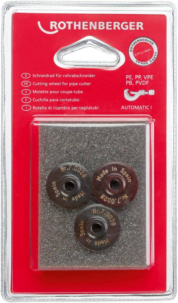 Schneidrad f. Kunststoff 2.5/8" Pack a 3 Stck.