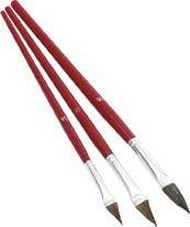 Ausbesserungspinsel-Set 3tlg. Gr. 4,6,8 Nölle