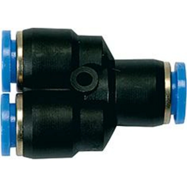 Y-Steckverbindung Blaue Serie, Schlauch-Außen-Ø 4 RIEGLER Y-Steckverbindung Blaue Serie, Schlauch-Außen-Ø 4 RIEGLER