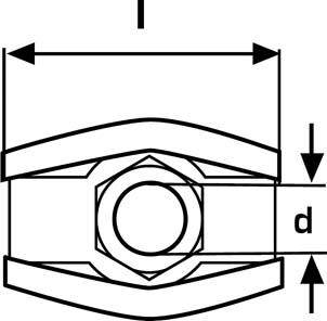 Simplexklemmen (SB) A4 2,0mmx15 M4 a 2Stk