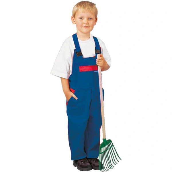 Kinderlatzhose,100%BW,291g/qm,122/128,kornbl./rot Kinderlatzhose,100%BW,291g/qm,122/128,kornbl./rot