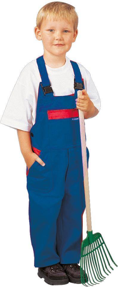 Kinderlatzhose,100%BW,294g/qm,158/164,kornbl./rot