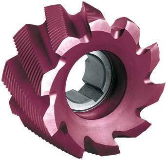 Walzenstirnfräser DIN1880HSSCo8 TiALN Typ HR 50x36mm FORMAT