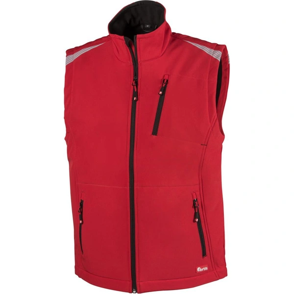 FORTIS Herren Weste 24, rot/schwarz Gr.S FORTIS Herren Weste 24, rot/schwarz Gr.S