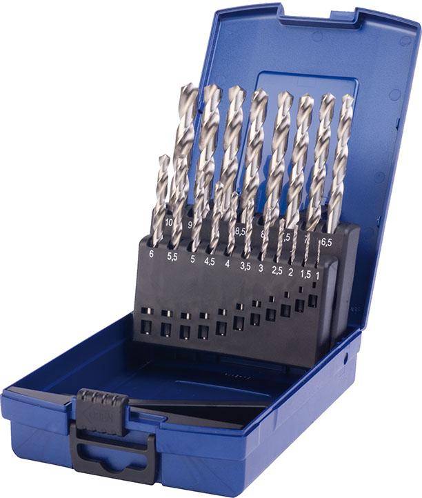Spiralb.-Stz. D338N gesch1,0-13,0mm HSS 25Tlg Ptg