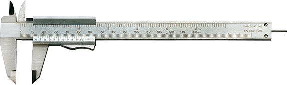 Taschenmessschieber mit Momentfeststellung 150mm FORMAT