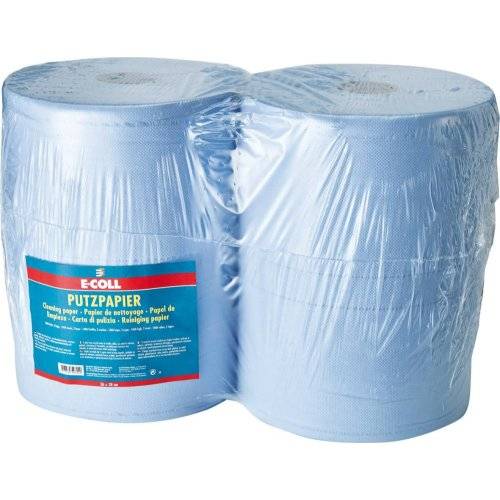 E-Coll Putzpapier blau, 3-lagig,1000 Blatt 38x36cm