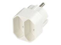 REV Ritter REV - Netzteil - CEE 7/4 (M) bis Eurostecker (W) - weiß