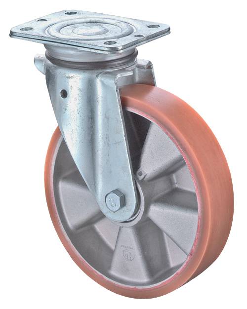 Schwerlastrolle, Ø 80mm, 250kg, Radbreite 40mm, N100.B90.081