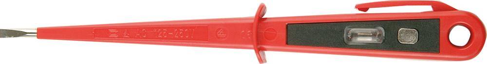 Phasenprüfer VDE rot einpolig 3,5x0,5x100mm H+H