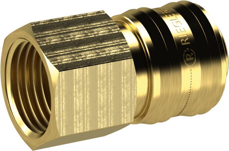 Schnellverschlusskupplung NW 7,2 115614 SW 21 mm Typ Außengewinde Anschluss G 3/8`` AG max. Druck 35 bar Länge 39 mm