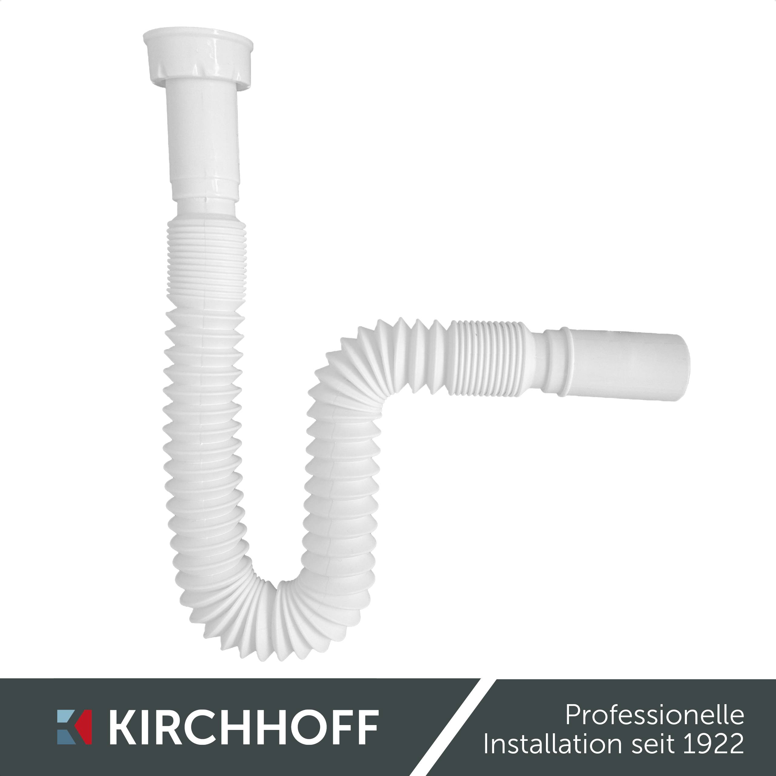 KS Magic Pipeflex, flexibles Anschlussrohr, Weiß, 1 1/4" x 32 mm, 315-830 mm