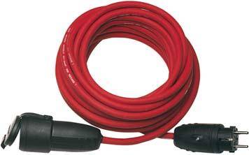 Gummi-Verlängerung 10 m rotH07RN-F3G1,5