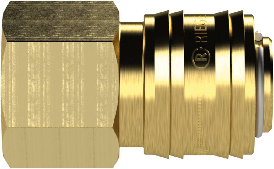 Schnellverschlusskupplung NW 7,2 115644 SW 24 mm Typ Innengewinde Anschluss G 1/2`` IG max. Druck 35 bar Länge 42,5 mm