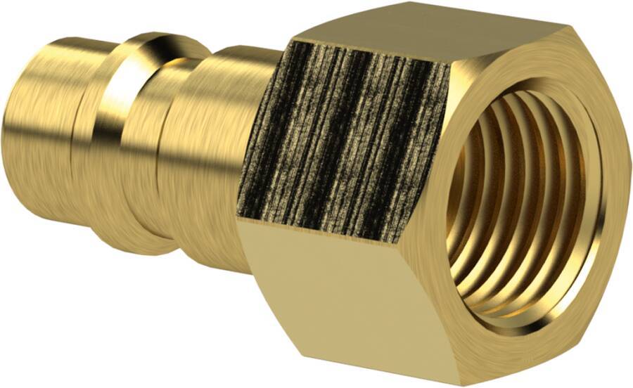 Nippel für Kupplung NW 7,2 - NW 7,8 107240 SW 24 mm Typ Außengewinde Anschluss G 1/2`` AG max. Druck 35 bar Länge 35 mm