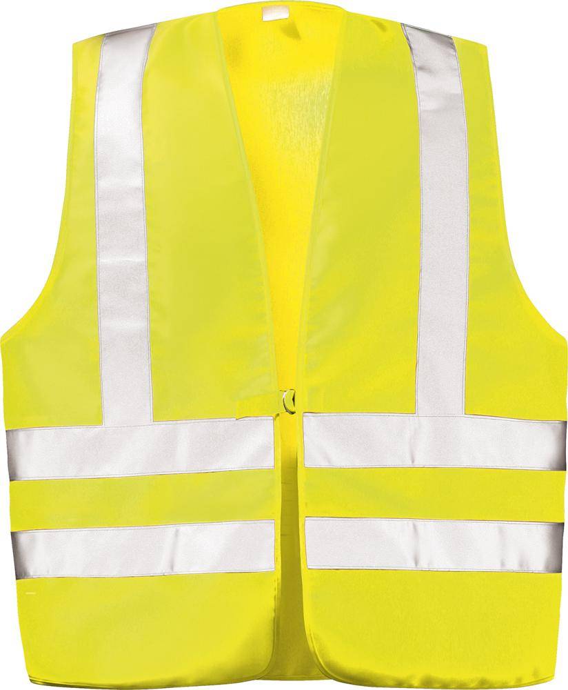 Warnweste Max, Gr. L, Textil, gelb