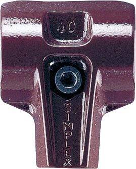 Schonhammergehäuse SIMPLEX - Temperguss - für Kopf-Ø 30 mm - Halder - Preis per Stück