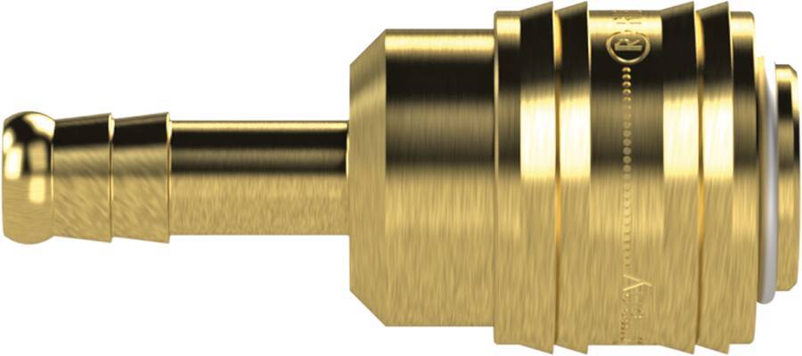Schnellverschlusskupplung NW 7,2 115648 SW - mm Typ Schlauchtülle Anschluss 9 mm max. Druck 35 bar Länge 54 mm