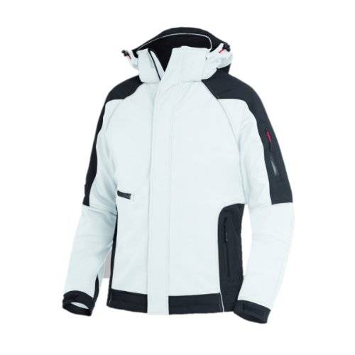 FHB WALTER Softshelljacke weiß-anthrazit Gr. 3XL