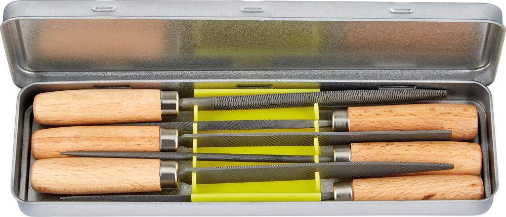 Schlüsselfeilen-Satz 100mm Hieb 2 in MetallboxFORTIS