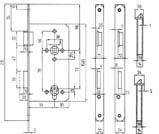 Korridorschloss ZTE PZW 55/72/8/2 Din R STUMPF