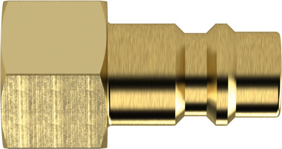 Nippel für Kupplung NW 7,2 - NW 7,8 107242 SW 17 mm Typ Innengewinde Anschluss G 1/4`` IG max. Druck 35 bar Länge 32 mm