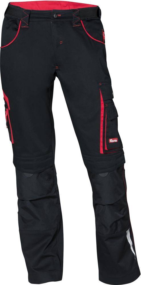 FORTIS H-Bundhose 24, schwarz/rot Gr.52