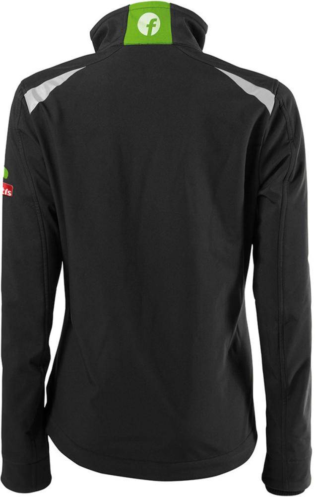 FORTIS Damen Jacke 24, schw./limegreen, Gr. XL
