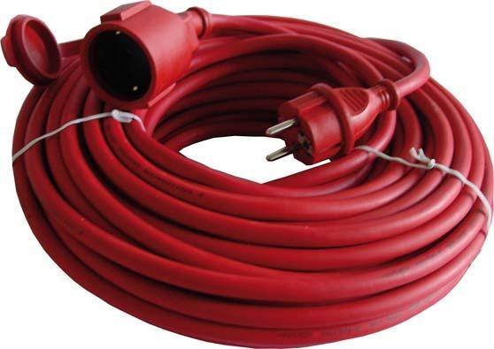 Gummi-Verlängerung 25 m, rot, H07RN-F3G1,5