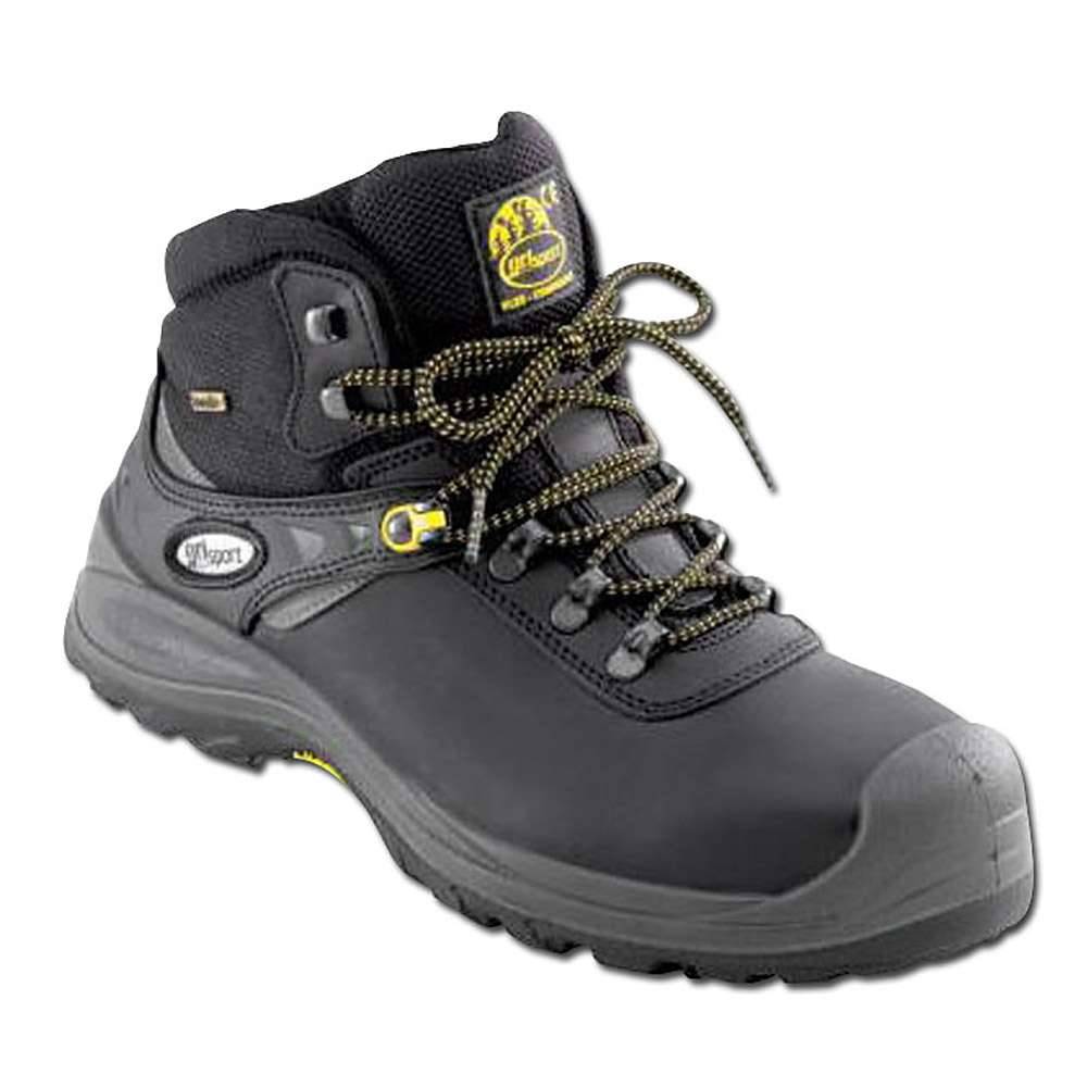 Sicherheits-Stiefel - Gr. 41 - Weite 10,5 - Schwarz - Dakar-Leder - Sympatex® - S3